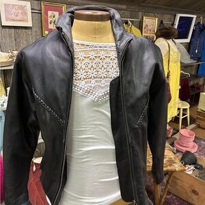 Classic Black Leather Jacket